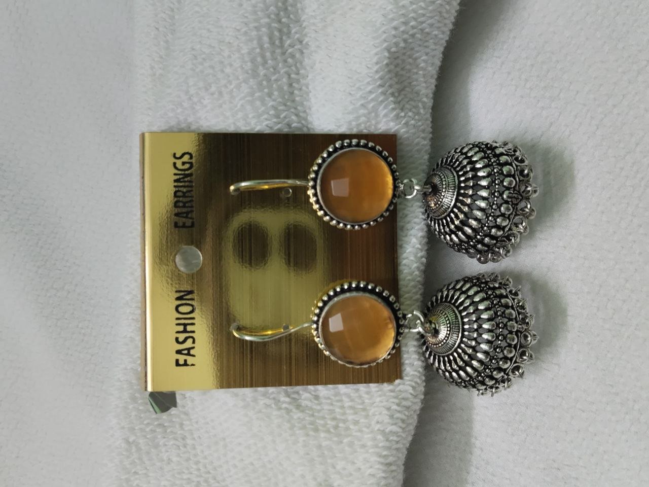 Ear ring Jimmiki Gold Stone